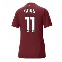 Echipament fotbal Manchester City Jeremy Doku #11 Tricou Treilea 2024-25 pentru femei maneca scurta